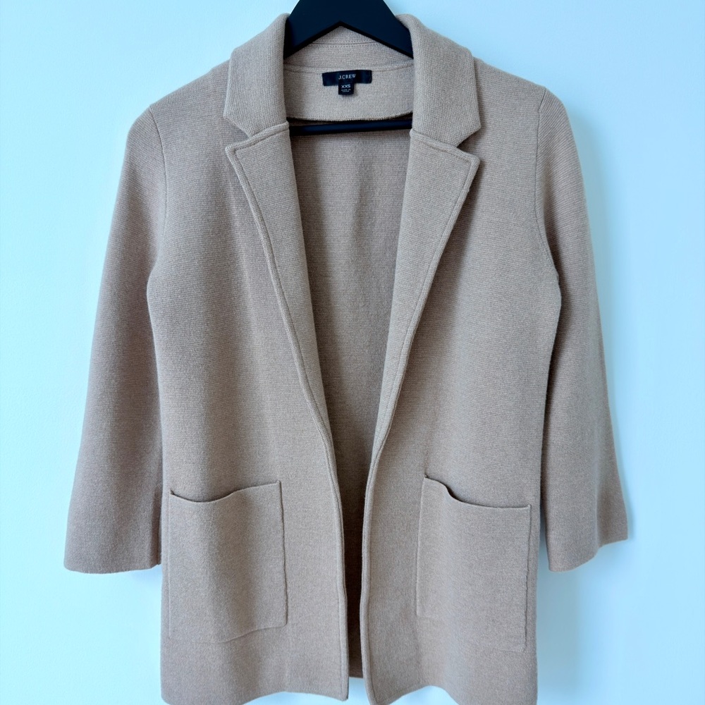J. Crew Wool & Cotton Blazer